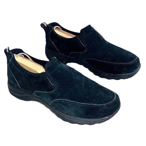 LL Bean Mens Size 9 Black Nubuck Leather Duck Moc Boot Shoes 254540 - Picture 2 of 9